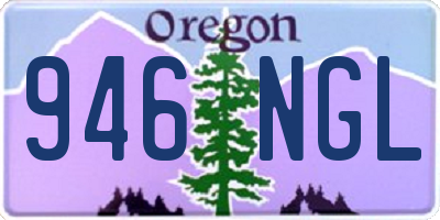 OR license plate 946NGL