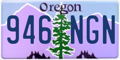 OR license plate 946NGN