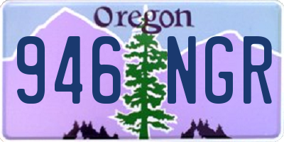 OR license plate 946NGR