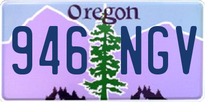OR license plate 946NGV