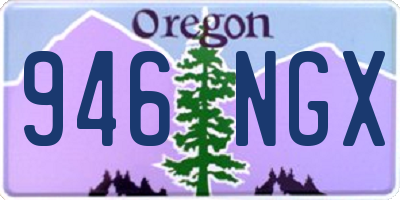 OR license plate 946NGX