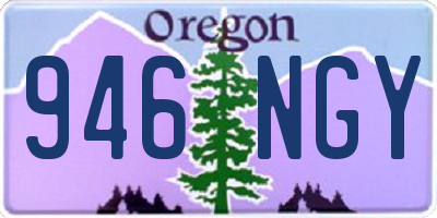 OR license plate 946NGY