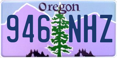 OR license plate 946NHZ