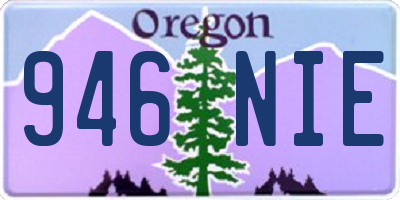 OR license plate 946NIE