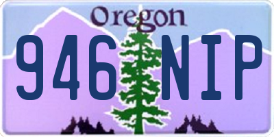 OR license plate 946NIP