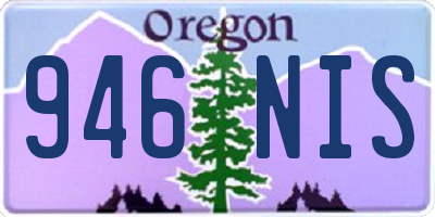 OR license plate 946NIS