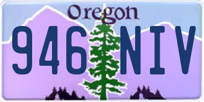 OR license plate 946NIV
