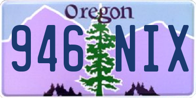 OR license plate 946NIX