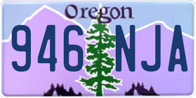 OR license plate 946NJA