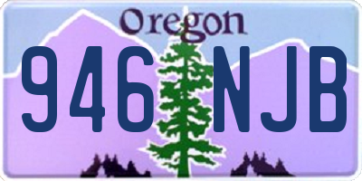 OR license plate 946NJB