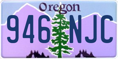 OR license plate 946NJC