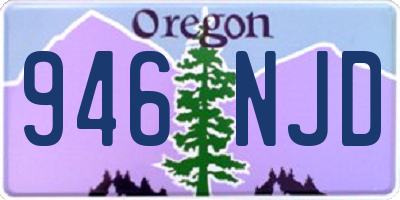 OR license plate 946NJD