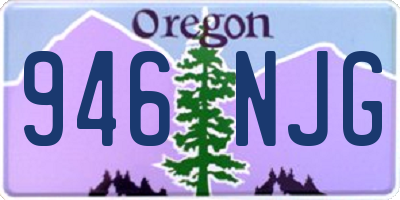 OR license plate 946NJG