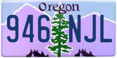 OR license plate 946NJL