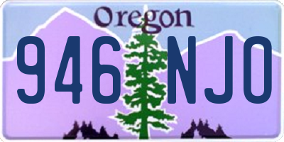 OR license plate 946NJO