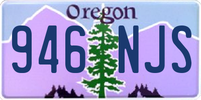 OR license plate 946NJS