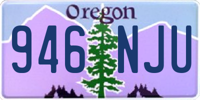 OR license plate 946NJU