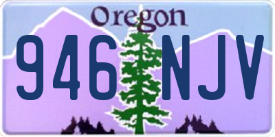 OR license plate 946NJV