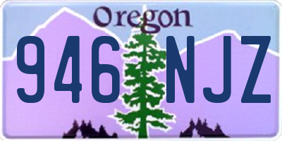 OR license plate 946NJZ