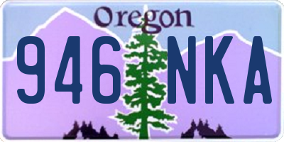 OR license plate 946NKA