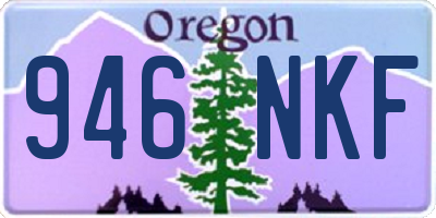 OR license plate 946NKF