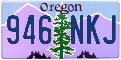 OR license plate 946NKJ