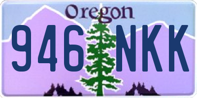 OR license plate 946NKK