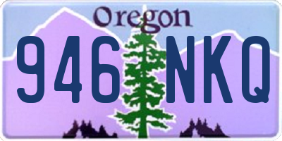 OR license plate 946NKQ
