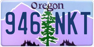 OR license plate 946NKT