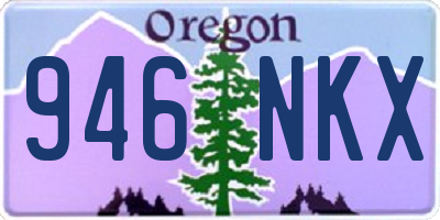 OR license plate 946NKX