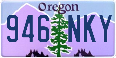 OR license plate 946NKY