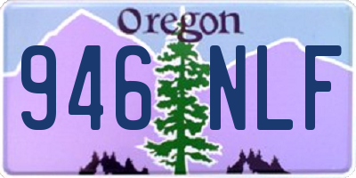 OR license plate 946NLF