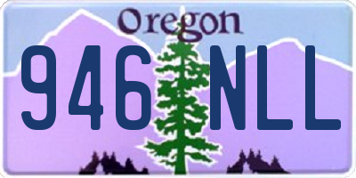 OR license plate 946NLL