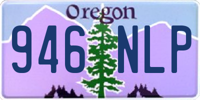 OR license plate 946NLP