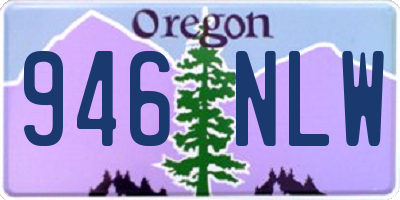 OR license plate 946NLW