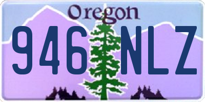OR license plate 946NLZ