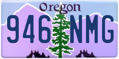 OR license plate 946NMG