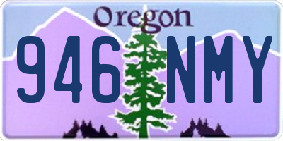 OR license plate 946NMY