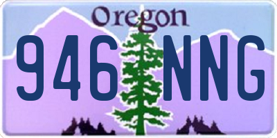 OR license plate 946NNG