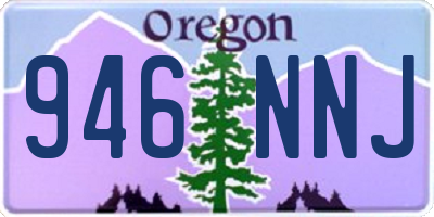 OR license plate 946NNJ