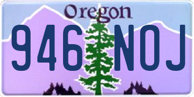 OR license plate 946NOJ