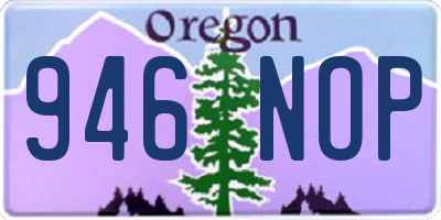 OR license plate 946NOP