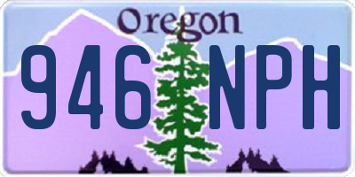 OR license plate 946NPH