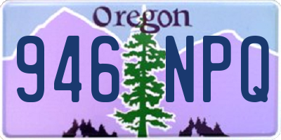 OR license plate 946NPQ