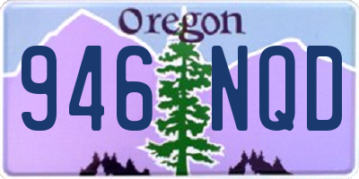 OR license plate 946NQD