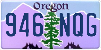 OR license plate 946NQG