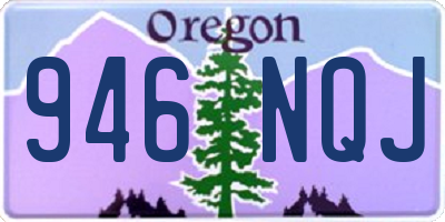 OR license plate 946NQJ