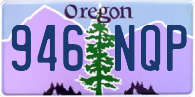 OR license plate 946NQP