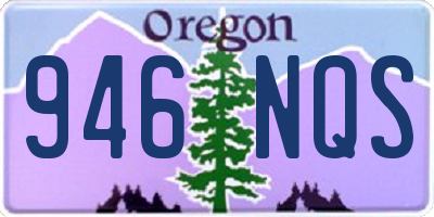 OR license plate 946NQS