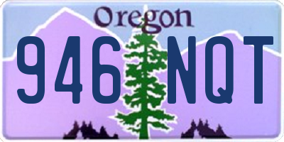 OR license plate 946NQT